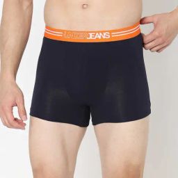 UnderJeans by Spykar Navy Regular Fit Trunks-picture-11