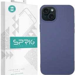 Sprig TPU Matte Back Cover for Apple iPhone 15 Plus (Grey)-image-93