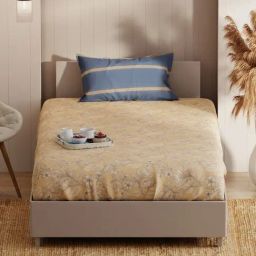KOPA Sandune Microfibre Floral 152 TC Single Bedsheet with 1 Pillow Cover-image-50