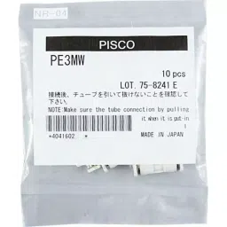 PISCO Mini Type Union Tee Φ3 mm, PE3MW (Bag Of 10 Pcs)-picture-12