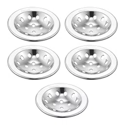 Oleanna MN-201 Round 4 inch Stainless Steel Floor Drain Cover/Jali/Grating for Bathrooms (Pack of 5)-image-28