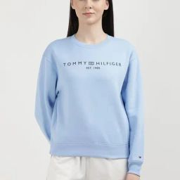 TOMMY HILFIGER Light Blue Graphic Print Sweatshirt-picture-30