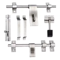 Jasvik Door Aldrop Lock Kit Stainless Steel Free Size Silver 10 cm Length for Home & Office Use, DK-2LINE-LAHER-image-54