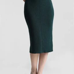 Only Green Midi Skirt-image-64