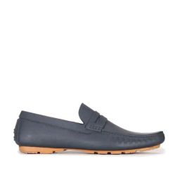 Sandak by Bata Men's NU DRIVER Blue Loafers-image-10