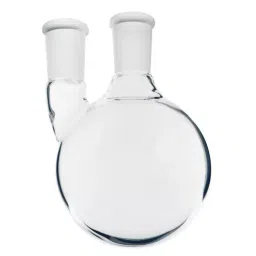 ABGIL 2000ml Borosilicate Glass Round Bottom Two Neck Boiling Flask with Joint at Parallel ABG1308 image 1