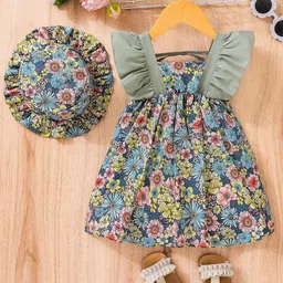 BAESD Floral Print A-Line Dress-picture-22