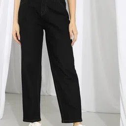 Stylecast X Kotty Women Comfort Straight Fit High-Rise Stretchable Jeans-image-91