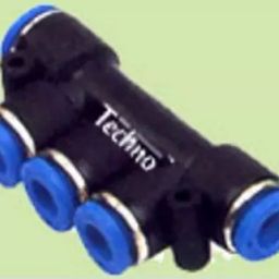 Techno PKD Series Unequal Male Reducer Triple Branch 6-4-1/4 inch-image-5
