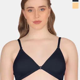 POOJA RAGENEE Pack Of 2 Full Coverage Non Padded Cotton T-Shirt Bra With All Day Comfort-picture-33