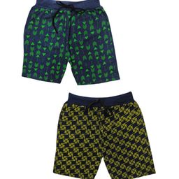 Shajiv Pack Of 2 Boys Printed Relaxed Fit Outdoor Shorts-10