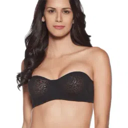 Wacoal Halo Lace Non-Padded Wired 3/4Th Cup Lace Everyday Comfort  Bra - Black-image-63