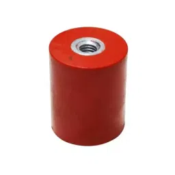 POWERMAT 60 mm Cylindrical Busbar Support DMC Red for Industrial, CY 6060 (M12)-image-3