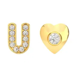 Joyalukkas 22 kt Gold Mismatch Earrings-image-12