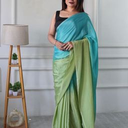 all about you Ombre Dyed Ready to Wear Pure Chiffon Saree-picture-49