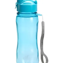 VARMORA HOMEWARE Sporty Flip Top - Transparent Design- 650ml - Blue-picture-2