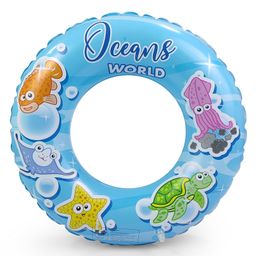 NHR Inflatable Water Float Swimming Pool Ring | Inflatable Swimming Safety Tube for Kids-9