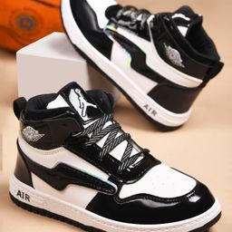 KATS Colour Blocked Lace Up Shoes - Black-image-36