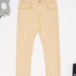 Pantaloons Junior Denim Solid Jeans - Khaki-picture-10