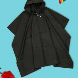 Yellow Bee Boys Waterproof Hooded Rain Poncho-image-69