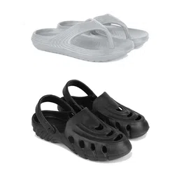PENNEN Men Set Of 2 Thong Flip-Flops & Clogs-1