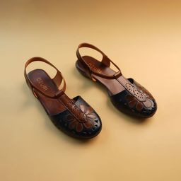 Ozuri Women Textured Mules Flats-72
