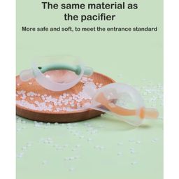 AHC Zikku Extra Soft Silicone Teether for Babies with Textured Surface for 2 in 1 Comfort - Green image 5