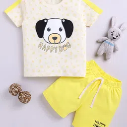 LITTLE NINJA Boys Printed T-shirt with Shorts-image-69