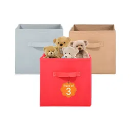 Aura Red & Beige 3 Pieces Multi-Utility Organisers-49