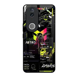 QRIOH Astro Glitch Printed Vivo V50e 5G Impact Resistant Back Case-image-29