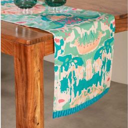 FREEDOM TREE Blue & Green Printed Cotton Table Runner-image-30
