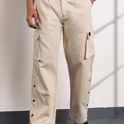 Thomas Scott Men Smart Easy Wash Cargos Trousers-picture-45