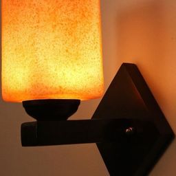 1ST TIME Orange Glass Cylinder Shaped Wall Lamp-picture-28
