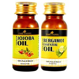 Park Daniel Pure & Natural Jojoba Carrier Oil - 35 ml & Bergamot Essential Oil - 30 ml-45
