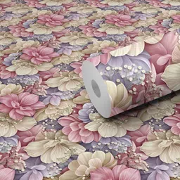 DeCorner Blue & Pink Printed Self Adhesive Wallpaper-picture-41