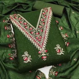 KALINI Embroidered Unstitched Dress Material-picture-49