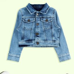 KiddoPanti Girls Lightweight Crop Denim Jacket-image-63