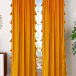 Dekor World Multicoloured Set of 2 Sheer Door Curtain-33