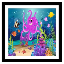 Wens UV Textured Wall Art Painting With Acrylic Glass - Black-image-77