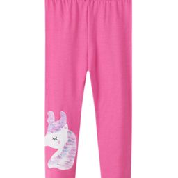 Kookie Kids Full Length Leggings Animal Print - Pink-image-72