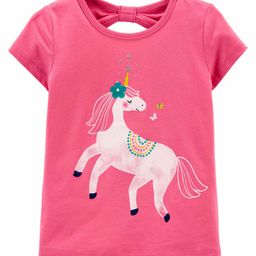 Carter's Unicorn Jersey Tee - Pink-14