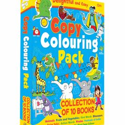 Copy Colouring Pack Of 10 Books - English-11