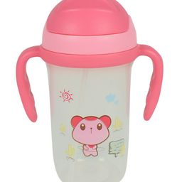 Tiny Tycoonz Spout Sipper Cup with Twin Handle Pink - 350 ml-17