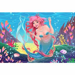 Wens Cartoon Theme Self Adhesive Wall Poster - Multicolor-image-73