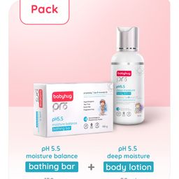 Babyhug Pro pH 55 Moisture Balance Bathing Bar - 150 gm & Babyhug Pro pH 55 Deep Moisture Lotion - 50 ml-image-7