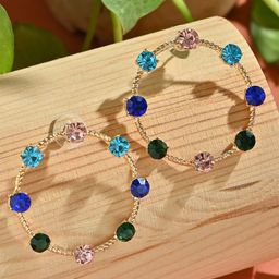 ToniQ Circular Studs Earrings-46