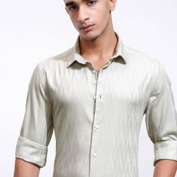 HIGHLANDER Men Slim Fit Opaque Casual Shirt-image-71