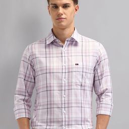 AD By Arvind Men Slim Fit Tartan Checks Checked Casual Shirt-image-69