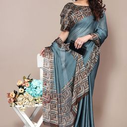 KALINI Geometric Printed Saree-image-88