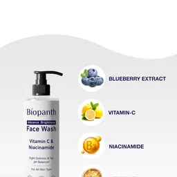 BIOPANTH Set Of 2 Advanced Brightness Face Wash With Vitamin C & Niacinamide - 100 ml Each image 3